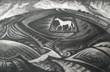 Jeremy Blighton RE, The White Horse of Pewsey Hill
